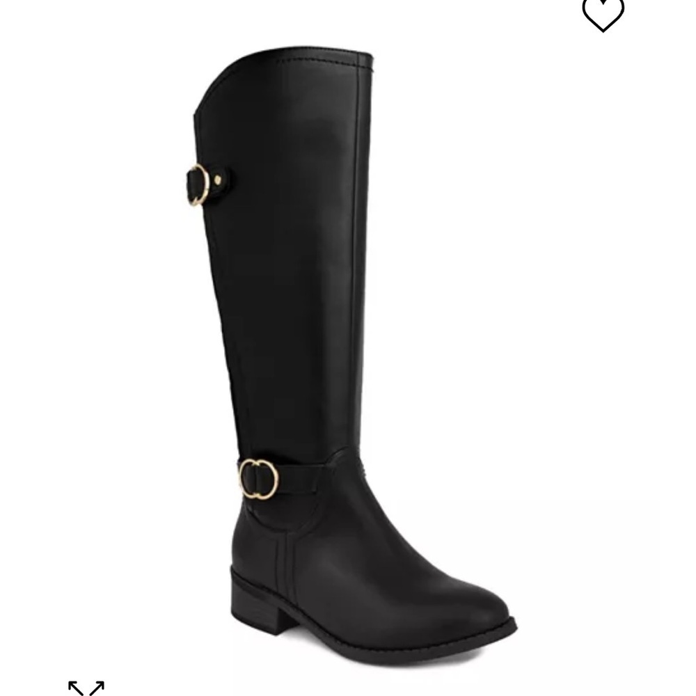 Jones New York Leandraa Black Knee High Boots 5.5M NIB - Picture 3 of 12